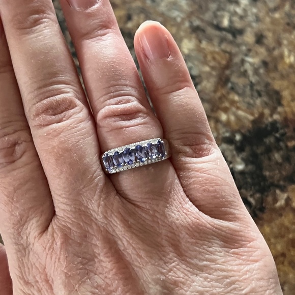 NEW Genuine Tanzanite Ring Size 7 - Picture 5 of 8